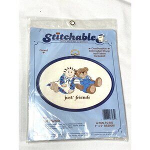 new stitchables crewel 7585 just friends